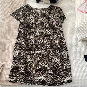 Rachel Zoe Brown and Black Patterned Kids Dress